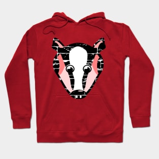 Cute Badger Face Hoodie